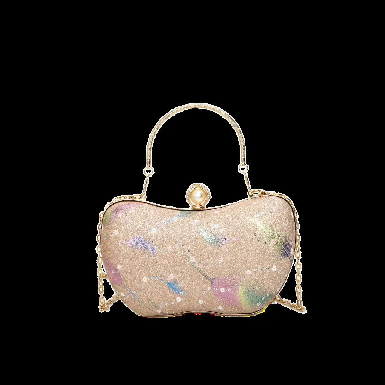 Red Feather Sequin Crossbody Bag for Women 2025 — feature 5