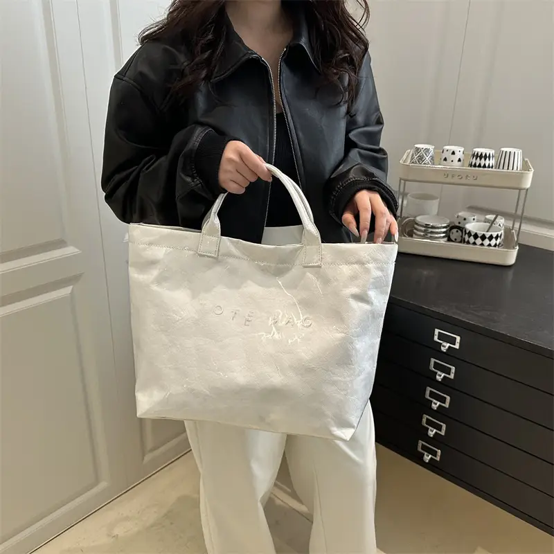 Retro Canvas Tote Bag for Women Large Capacity School Commuter Bag