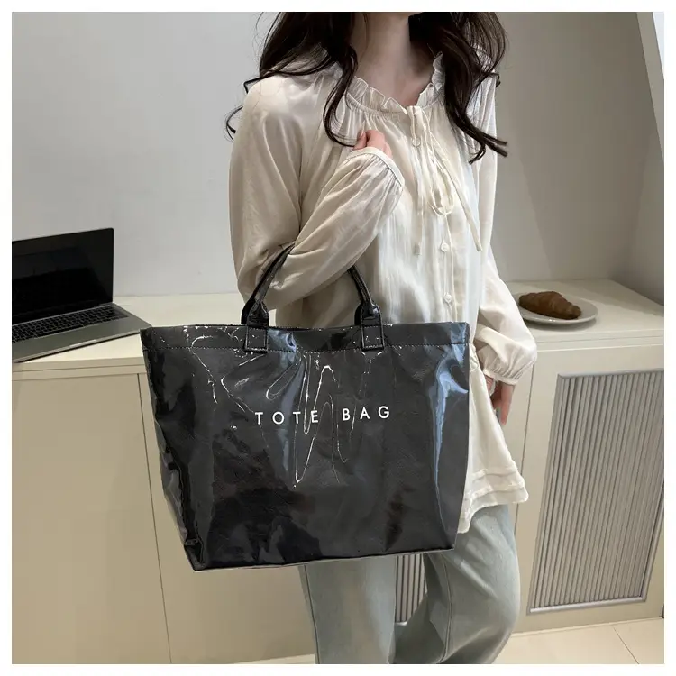 Retro Canvas Tote Bag for Women Large Capacity School Commuter Bag — feature 22