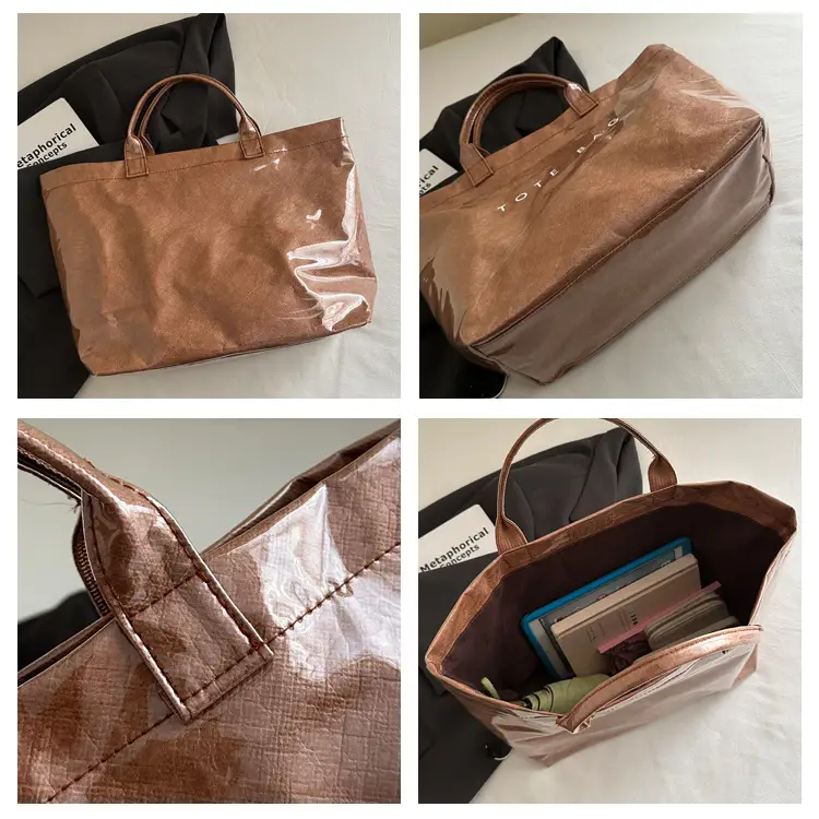 Retro Canvas Tote Bag for Women Large Capacity School Commuter Bag — feature 7