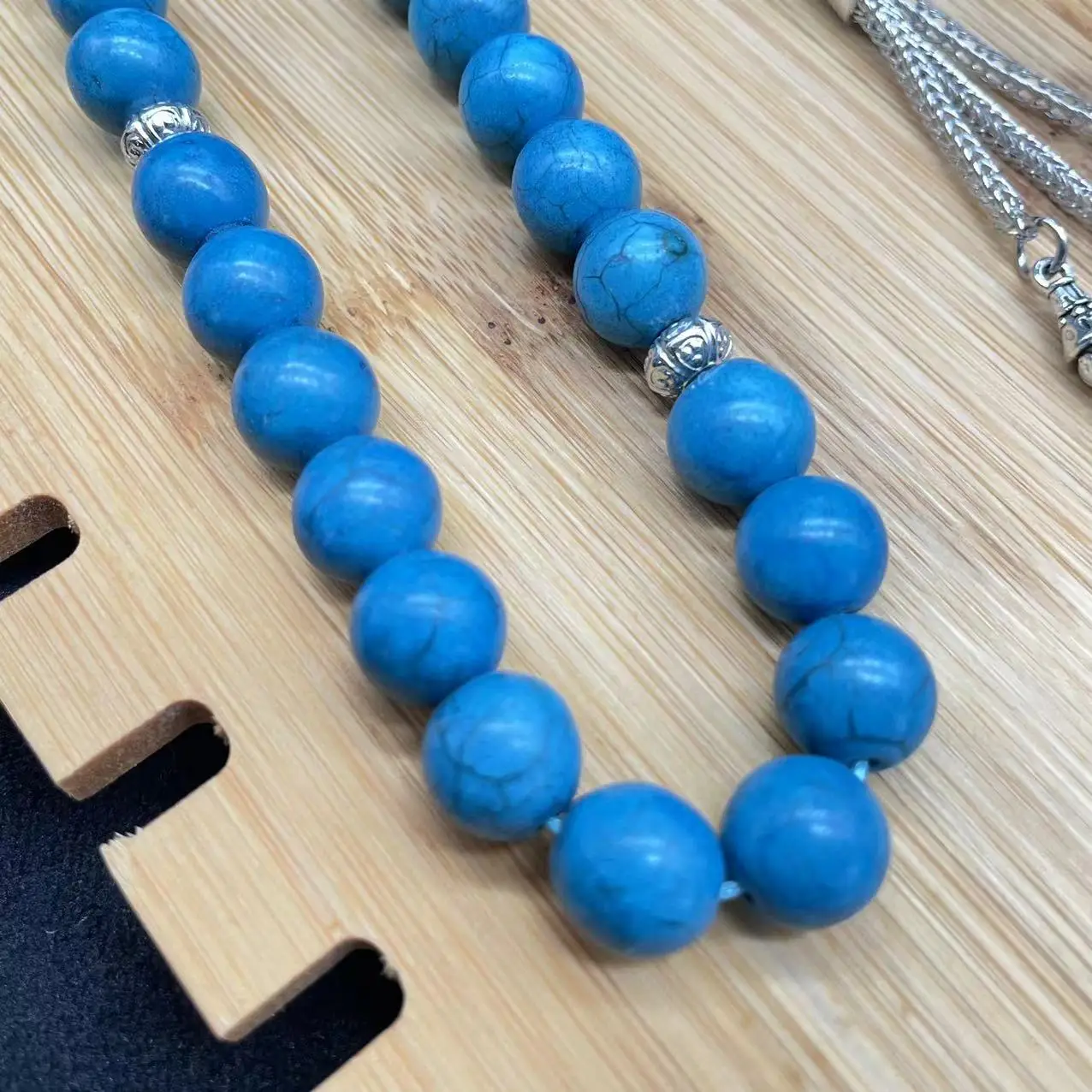Turquoise Muslim Rosary Beads 10mm Tasbih Set — feature 13