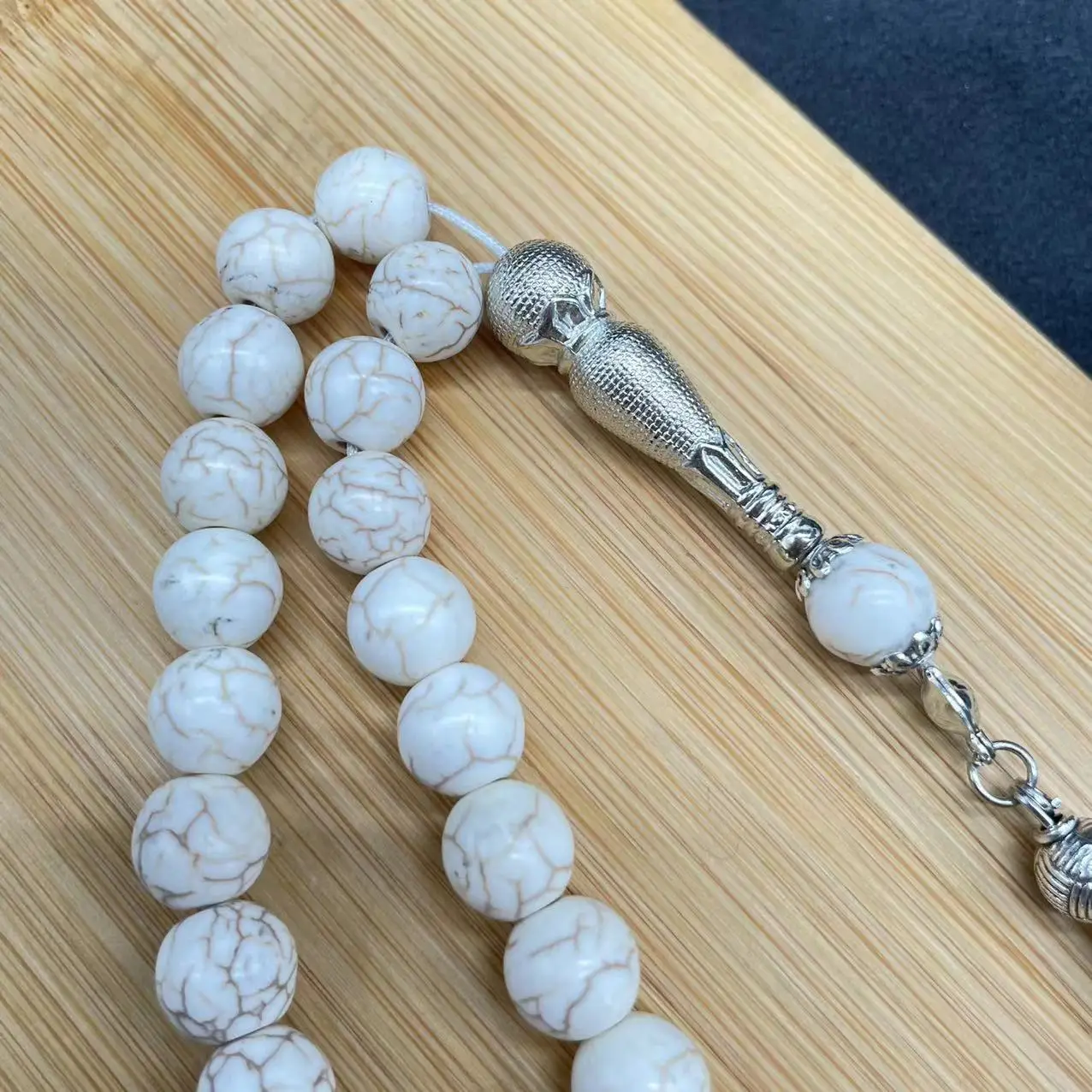 Turquoise Muslim Rosary Beads 10mm Tasbih Set — feature 14