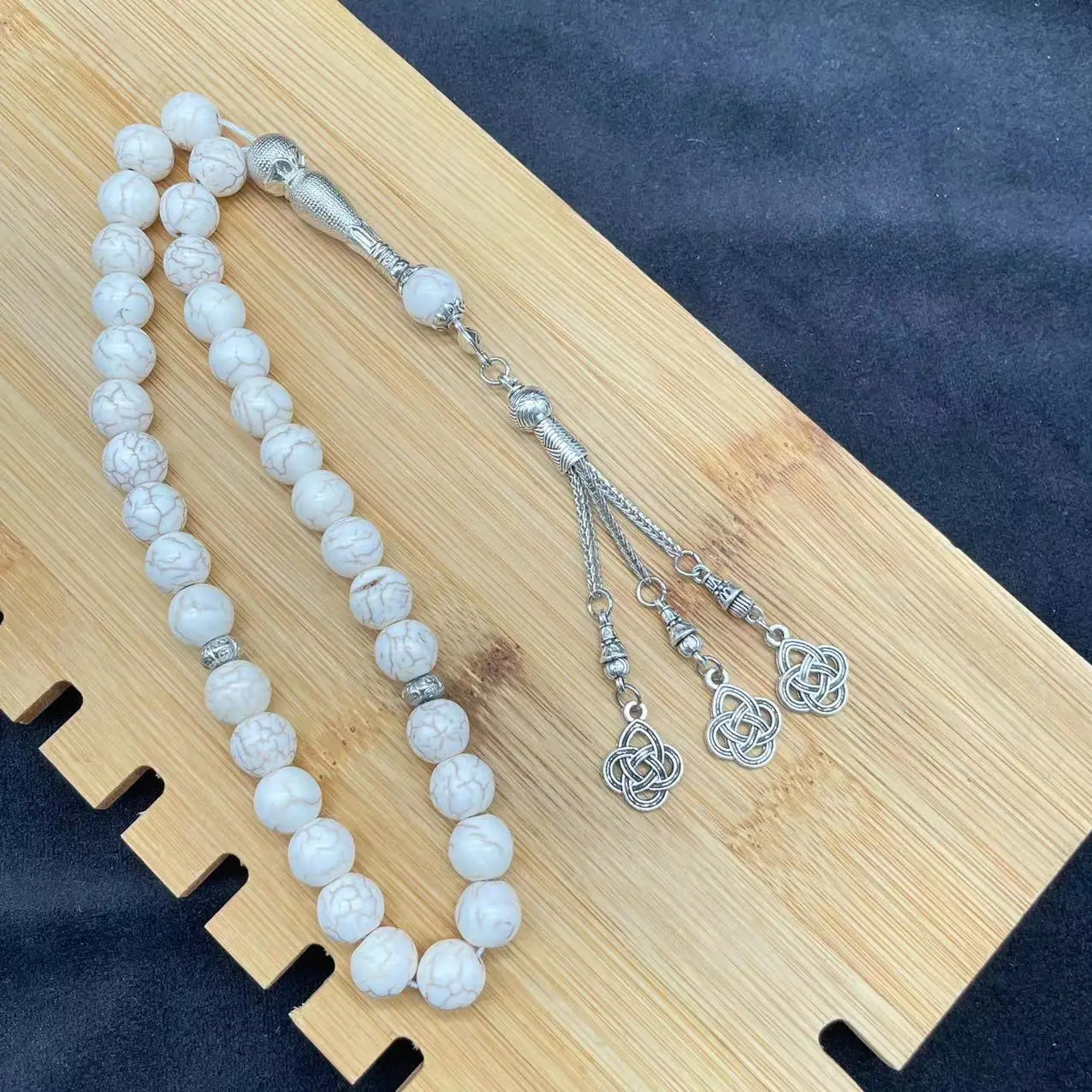 Turquoise Muslim Rosary Beads 10mm Tasbih Set — feature 4