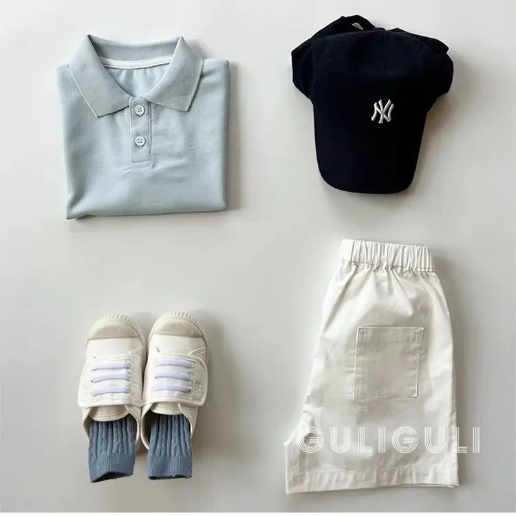 South Korea Boys Summer Casual 4-Piece Suit