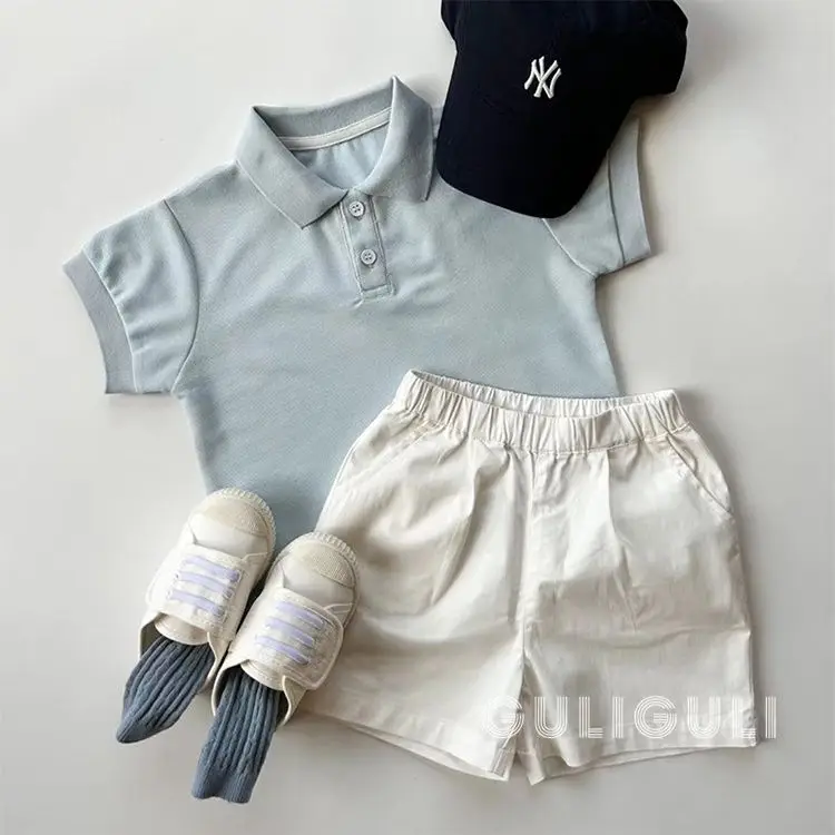 South Korea Boys Summer Casual 4-Piece Suit — feature 3