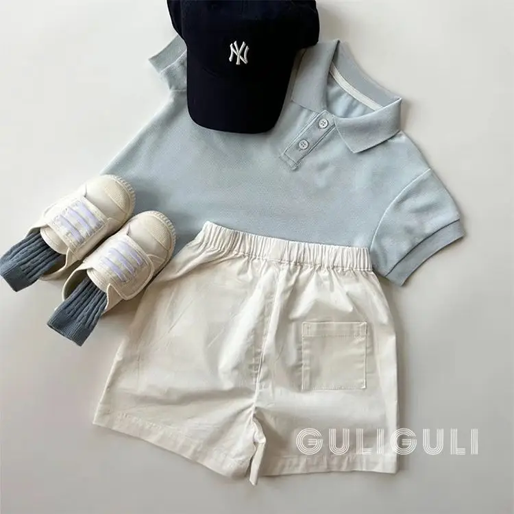 South Korea Boys Summer Casual 4-Piece Suit — feature 9
