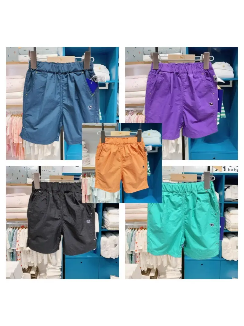 Purple Quick-Dry Shorts for Boys Girls - Image 7