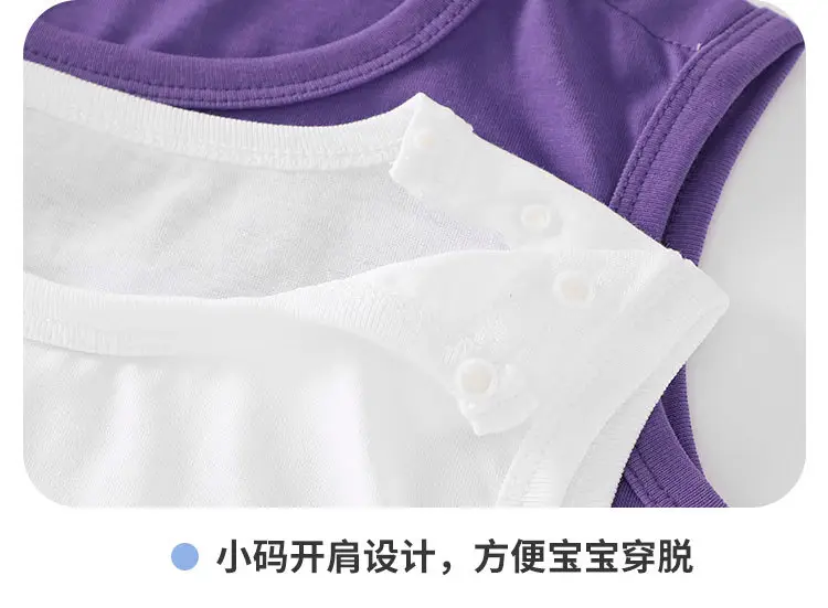 Casual Boys Sleeveless T-Shirt Pure Cotton Cartoon Summer — feature 13