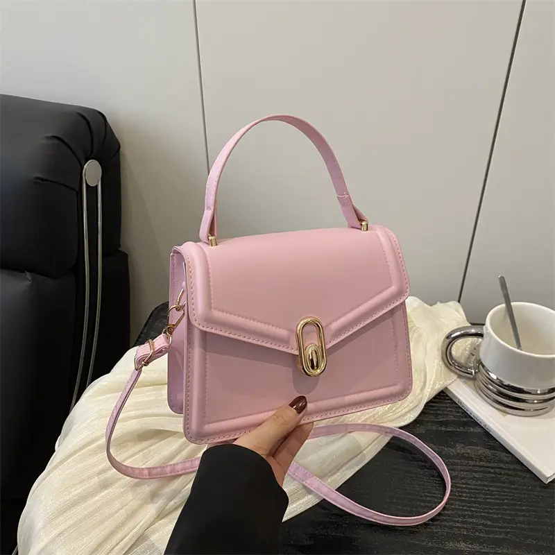 Nude Leather Shoulder Bag for Women 2025 - Image 8
