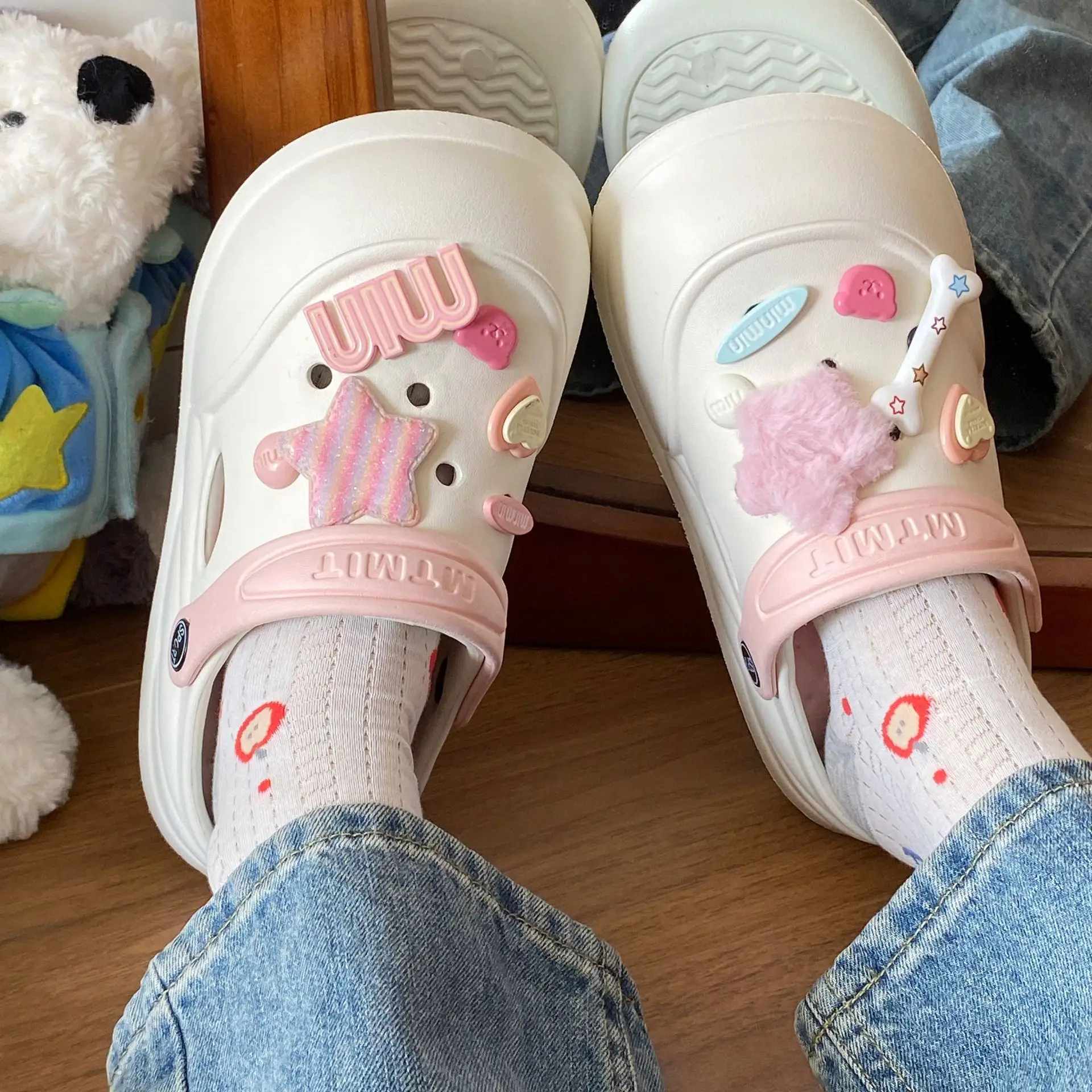 Women Cartoon Clogs Black Summer 2025 - Image 17