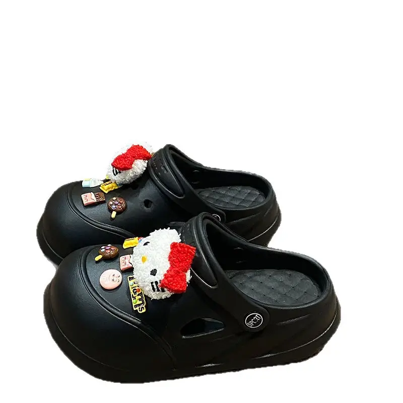 Women Cartoon Clogs Black Summer 2025 - Image 20
