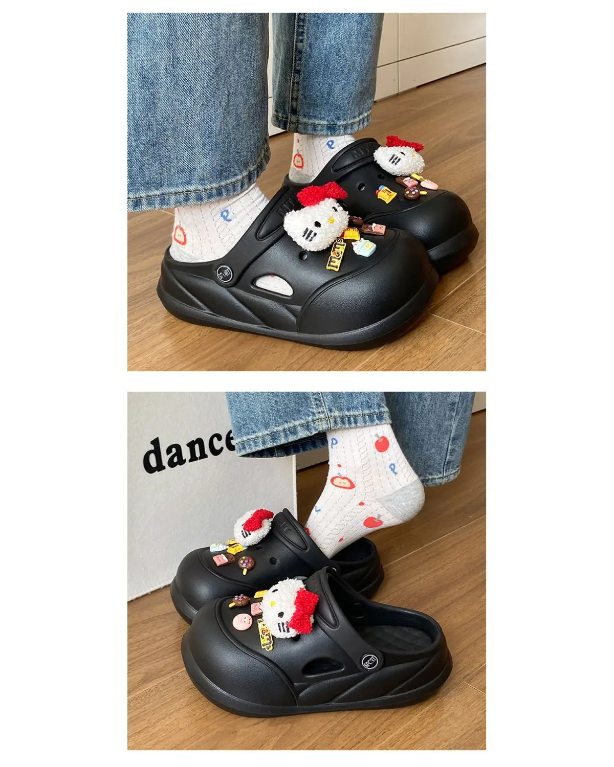 Women Cartoon Clogs Black Summer 2025 — feature 16