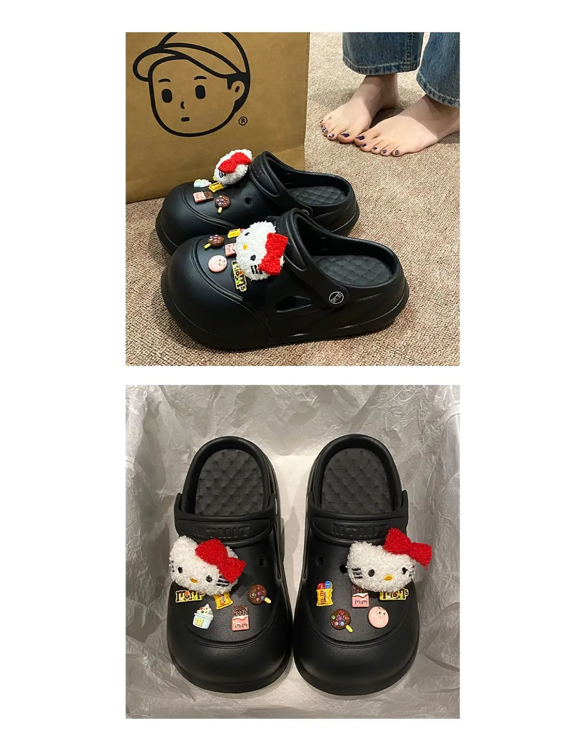 Women Cartoon Clogs Black Summer 2025 — feature 19