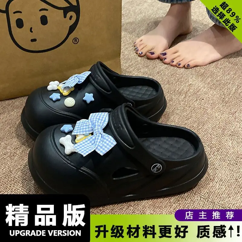 Women Cartoon Clogs Black Summer 2025 - Image 15