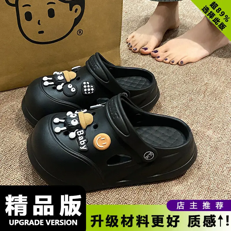 Women Cartoon Clogs Black Summer 2025 - Image 6