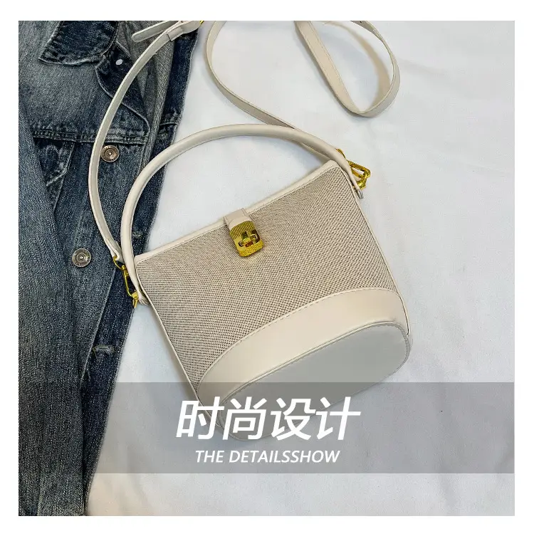 Women's Crossbody Bag with Gold Plated Lock 2025 — feature 13