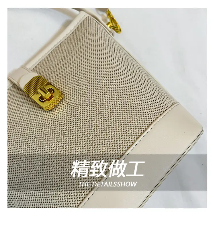 Women's Crossbody Bag with Gold Plated Lock 2025 — feature 14
