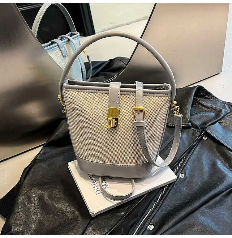 Women's Crossbody Bag with Gold Plated Lock 2025 — feature 15