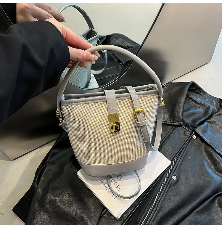 Women's Crossbody Bag with Gold Plated Lock 2025 — feature 16