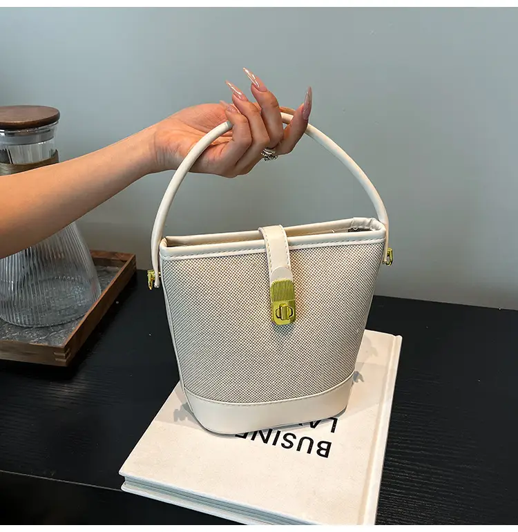 Women's Crossbody Bag with Gold Plated Lock 2025 — feature 21