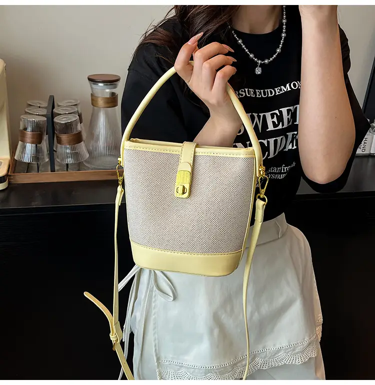 Women's Crossbody Bag with Gold Plated Lock 2025 — feature 22