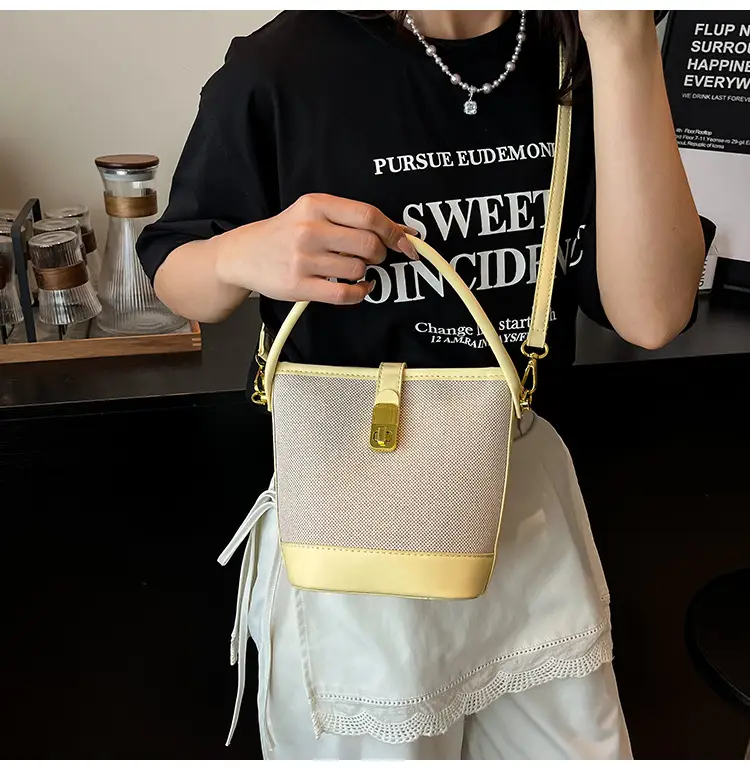 Women's Crossbody Bag with Gold Plated Lock 2025 — feature 24