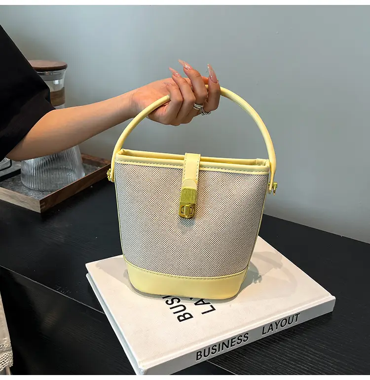 Women's Crossbody Bag with Gold Plated Lock 2025 — feature 26