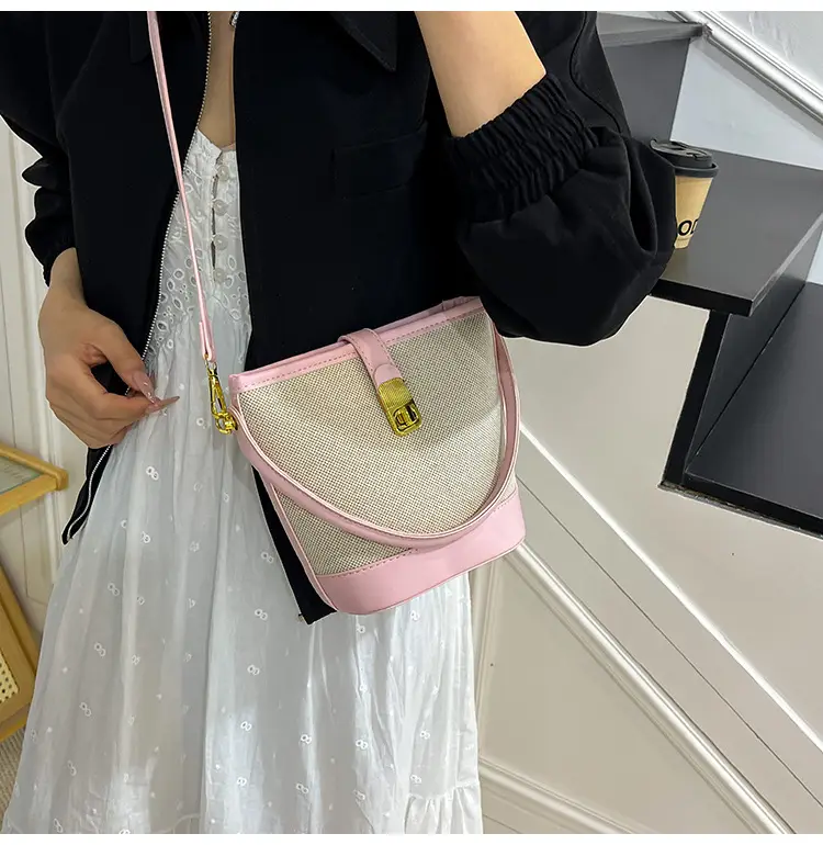 Women's Crossbody Bag with Gold Plated Lock 2025 — feature 27