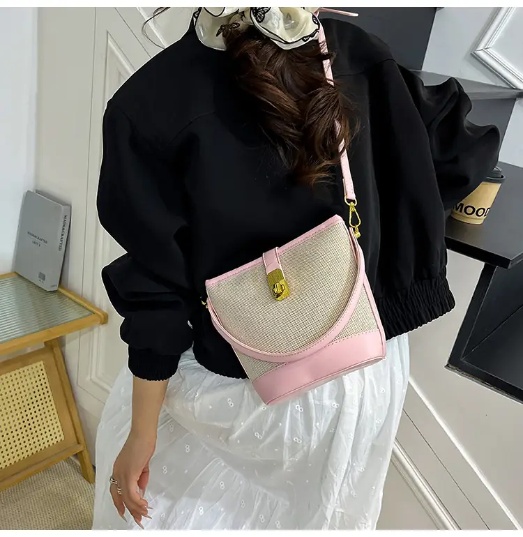Women's Crossbody Bag with Gold Plated Lock 2025 — feature 28