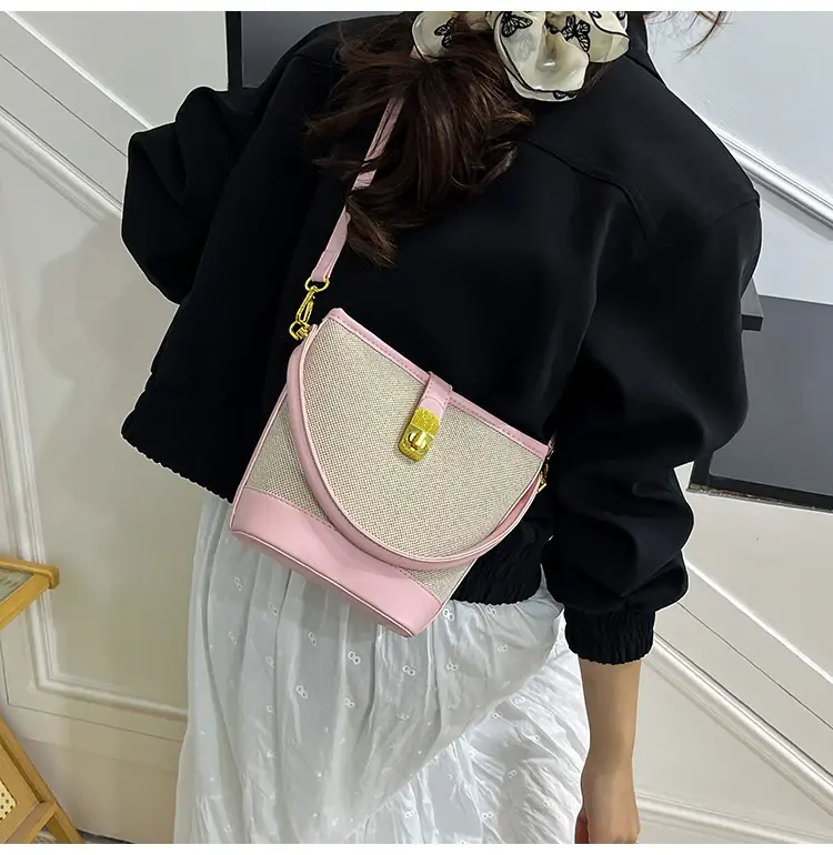 Women's Crossbody Bag with Gold Plated Lock 2025 — feature 29