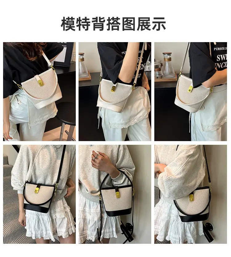 Women's Crossbody Bag with Gold Plated Lock 2025 — feature 3