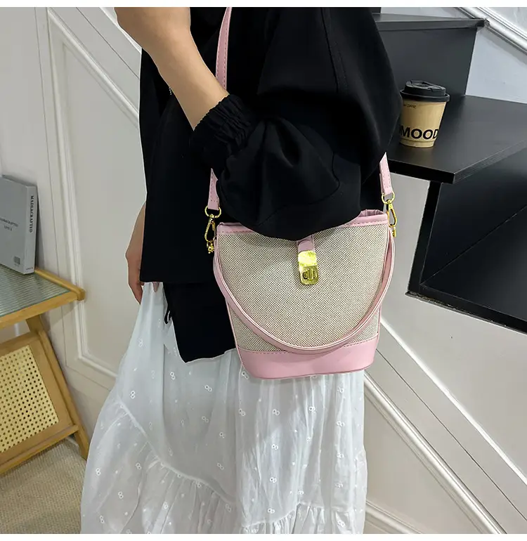 Women's Crossbody Bag with Gold Plated Lock 2025 — feature 30