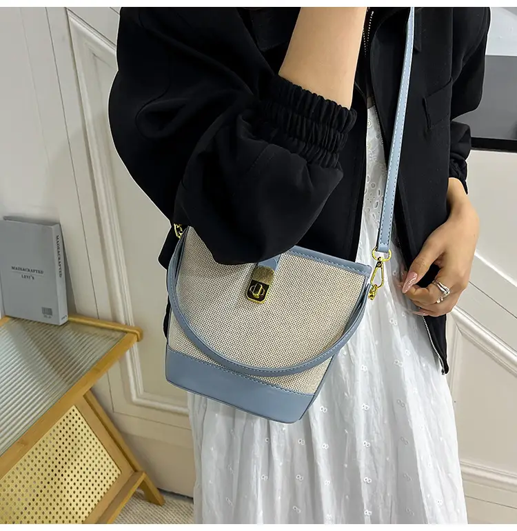 Women's Crossbody Bag with Gold Plated Lock 2025 — feature 32