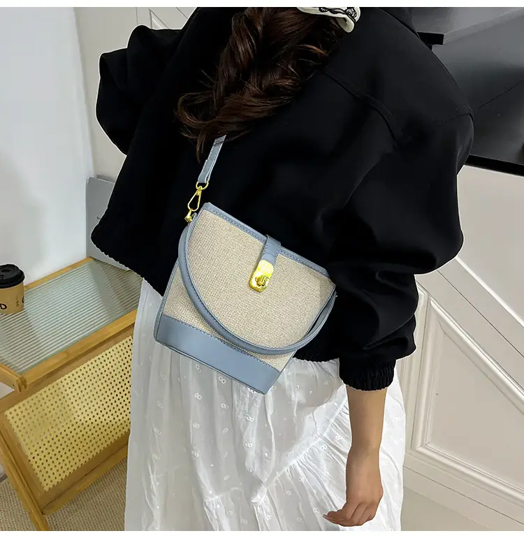 Women's Crossbody Bag with Gold Plated Lock 2025 — feature 33