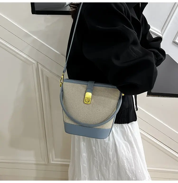Women's Crossbody Bag with Gold Plated Lock 2025 — feature 34