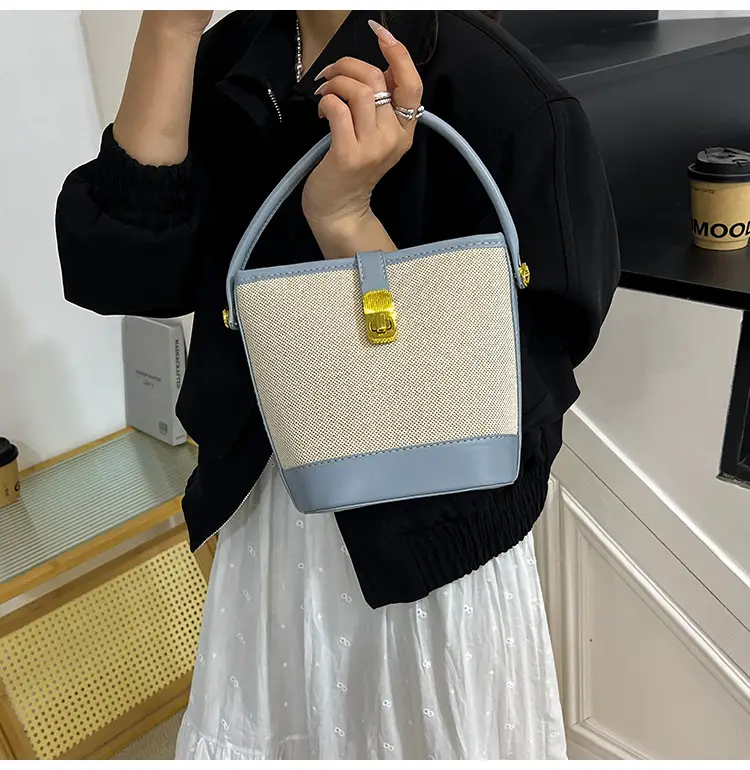 Women's Crossbody Bag with Gold Plated Lock 2025 — feature 36