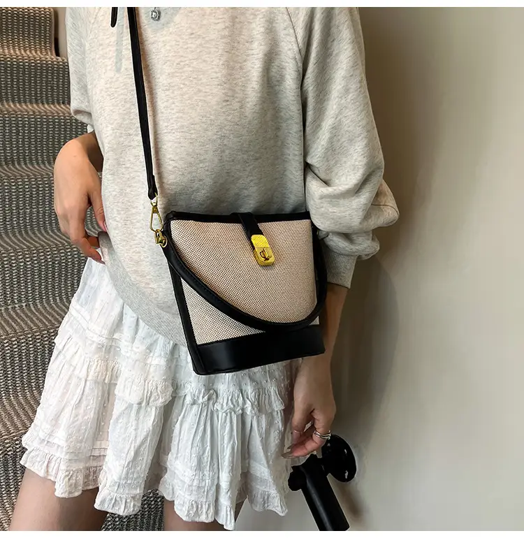 Women's Crossbody Bag with Gold Plated Lock 2025 — feature 37