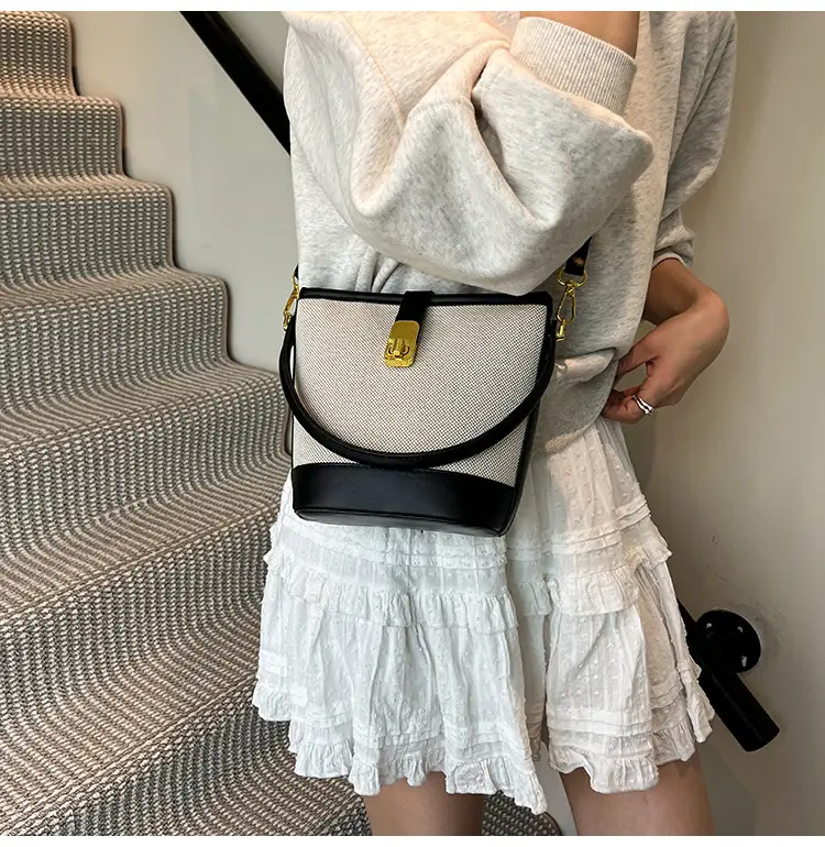 Women's Crossbody Bag with Gold Plated Lock 2025 — feature 38