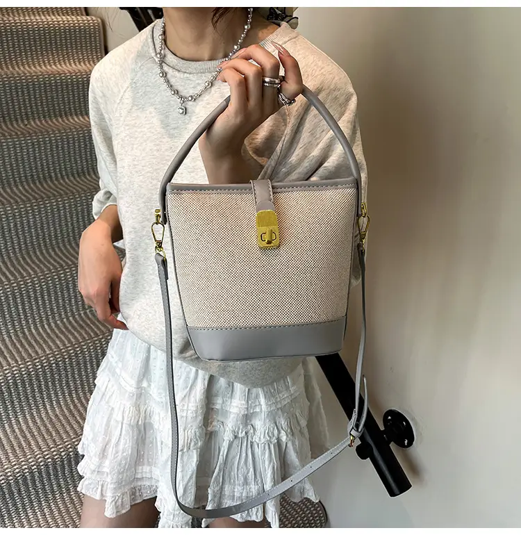 Women's Crossbody Bag with Gold Plated Lock 2025 — feature 41