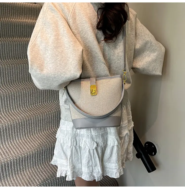 Women's Crossbody Bag with Gold Plated Lock 2025 — feature 42