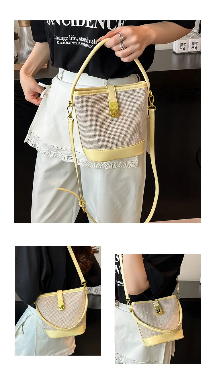 Women's Crossbody Bag with Gold Plated Lock 2025 — feature 5