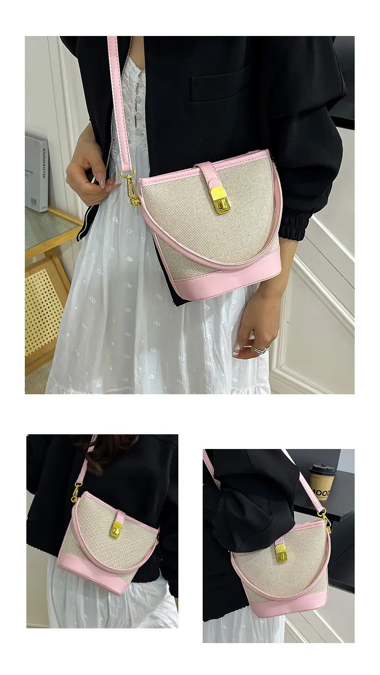 Women's Crossbody Bag with Gold Plated Lock 2025 — feature 6