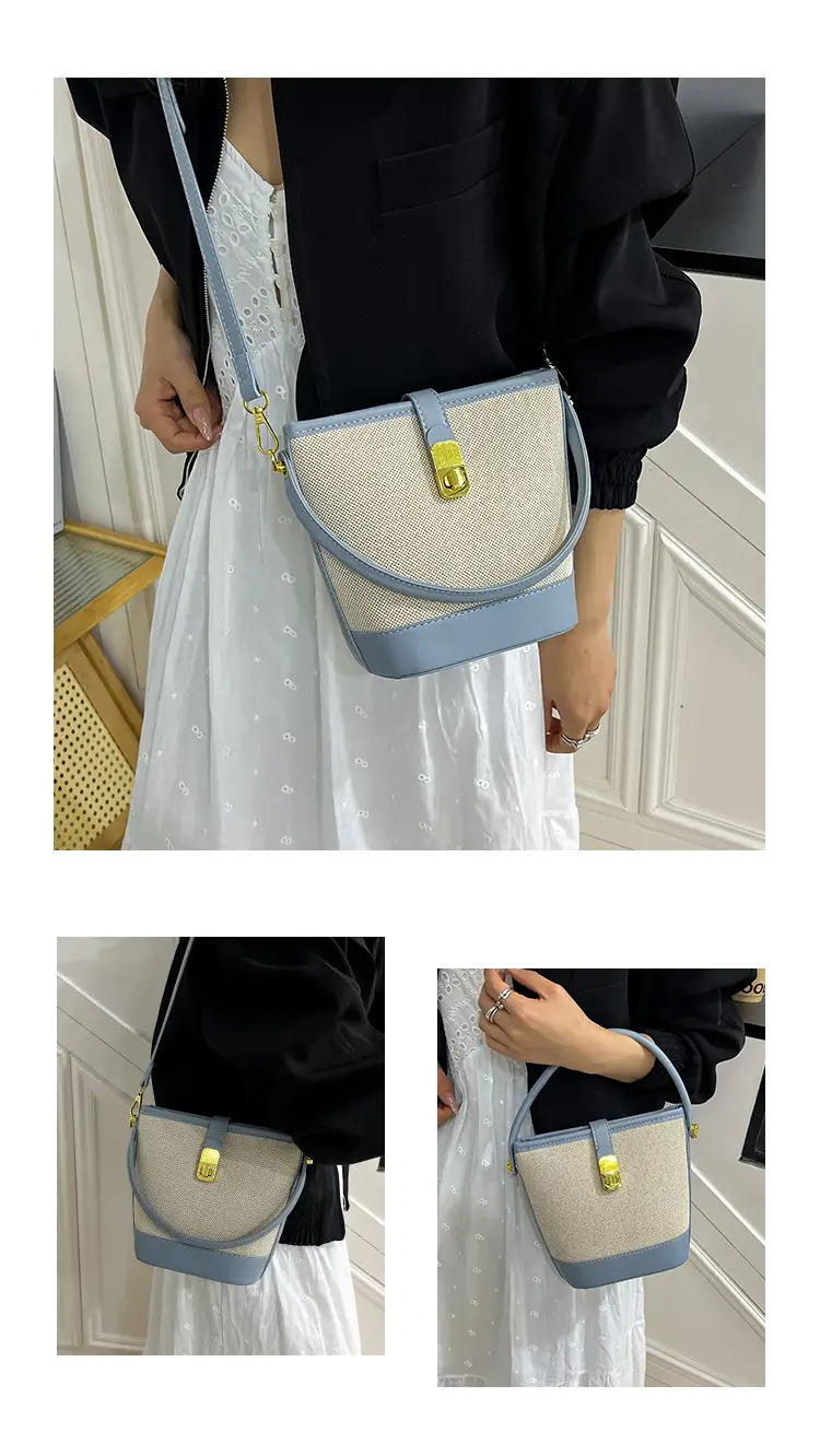 Women's Crossbody Bag with Gold Plated Lock 2025 — feature 7