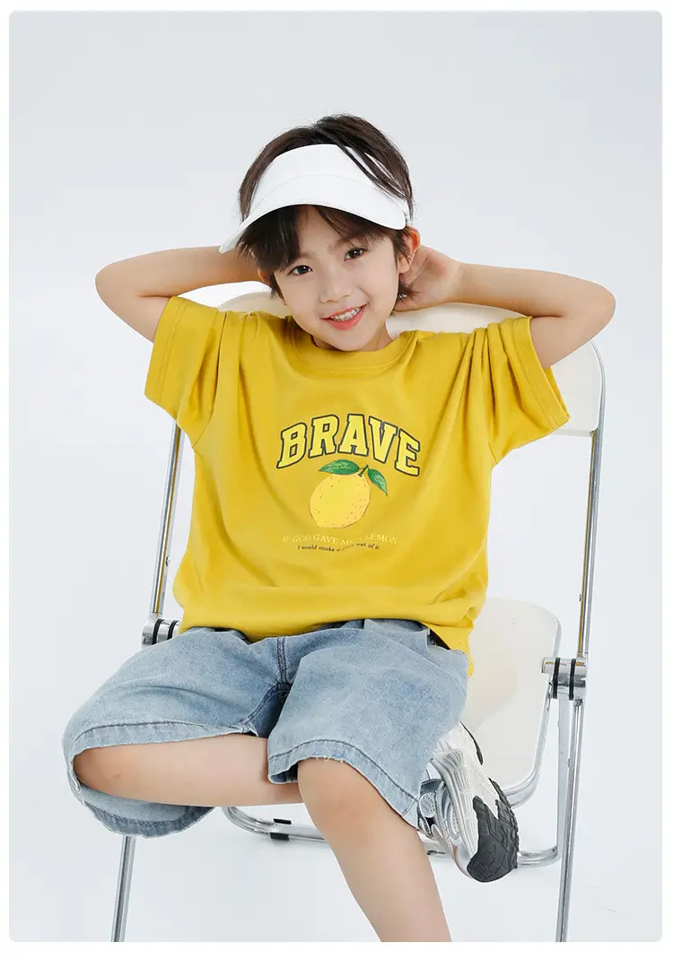 Haima Boys Pure Cotton Printed T-Shirt White 2026 — feature 18