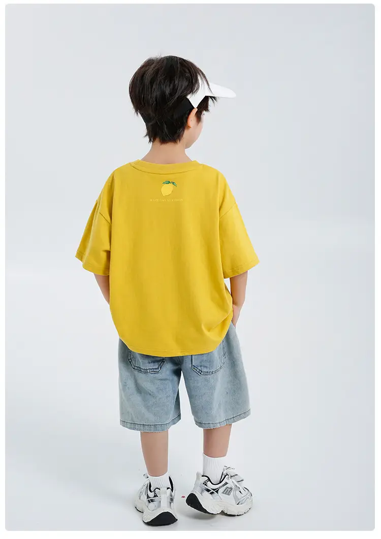 Haima Boys Pure Cotton Printed T-Shirt White 2026 — feature 20