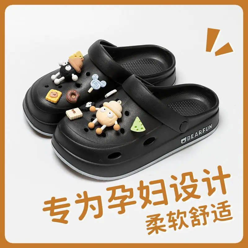 EVA Thick Sole Cave Shoes Women's Summer Wear Shoes with High Feeling of Stepping on Dung - Image 7