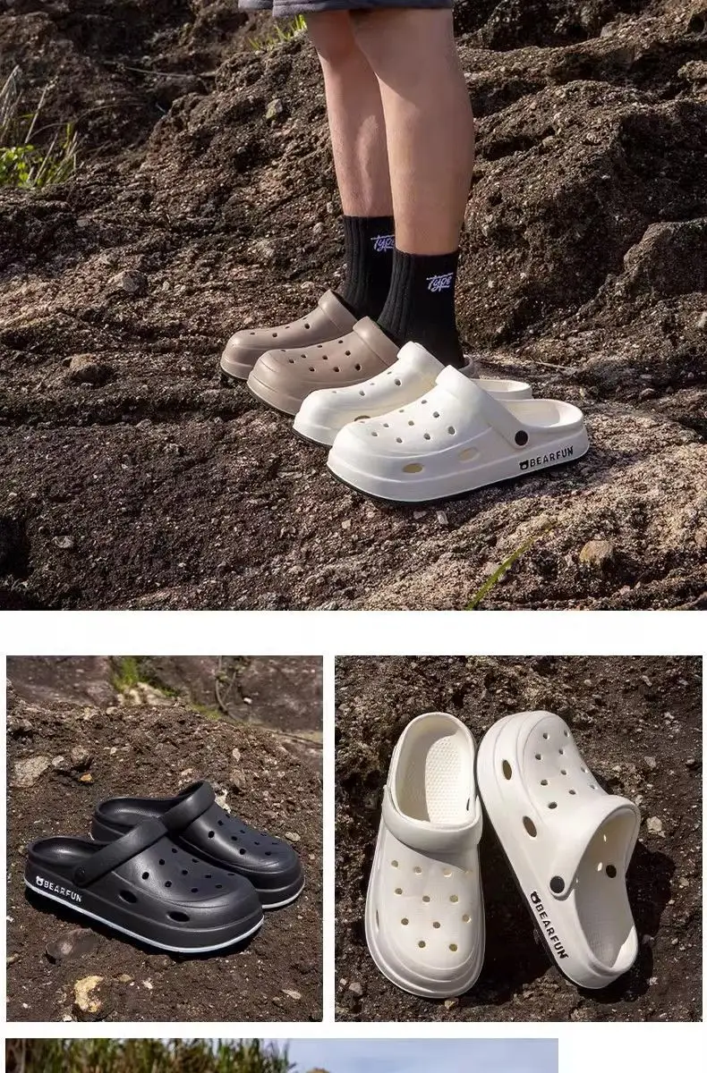 EVA Thick Sole Cave Shoes Women's Summer Wear Shoes with High Feeling of Stepping on Dung — feature 23