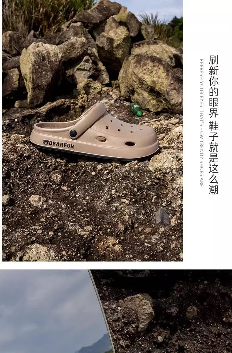 EVA Thick Sole Cave Shoes Women's Summer Wear Shoes with High Feeling of Stepping on Dung — feature 24