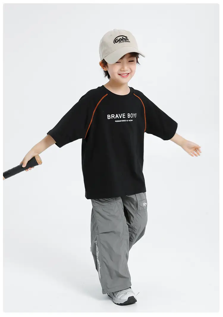 Haima Boys White Cotton Short Sleeve T-Shirt 2026 — feature 16