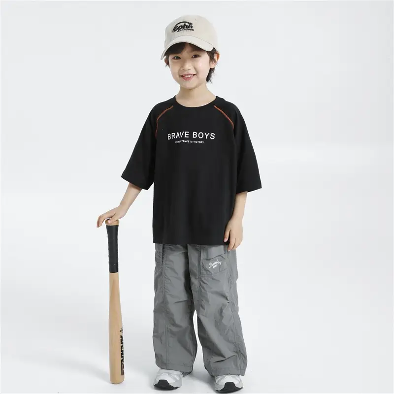 Haima Boys White Cotton Short Sleeve T-Shirt 2026